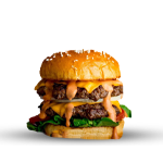 Double Handmade Beef Burger 